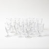 19th century french bistro wine GLASSES Vintage FOUND | MARKED