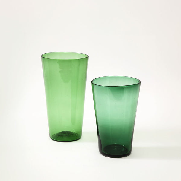 19TH CENTURY HAND-BLOWN GLASS VASES Vintage FOUND | MARKED