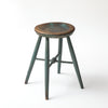 19TH CENTURY PAINTED WINDSOR STOOL Vintage FOUND | MARKED