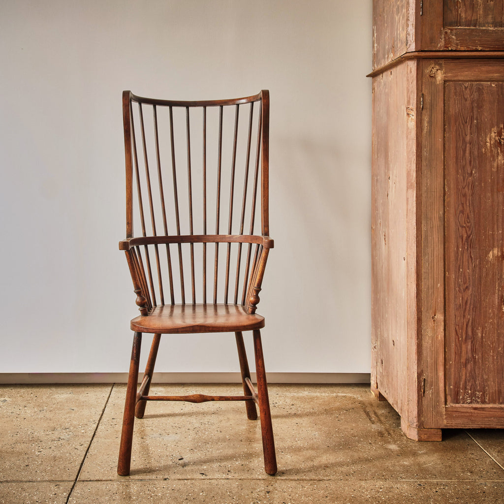 ENGLISH WINDSOR ARMCHAIR Vintage FOUND | MARKED
