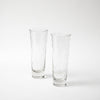 FRENCH BUBBLE GLASS TUMBLERS Vintage FOUND | MARKED
