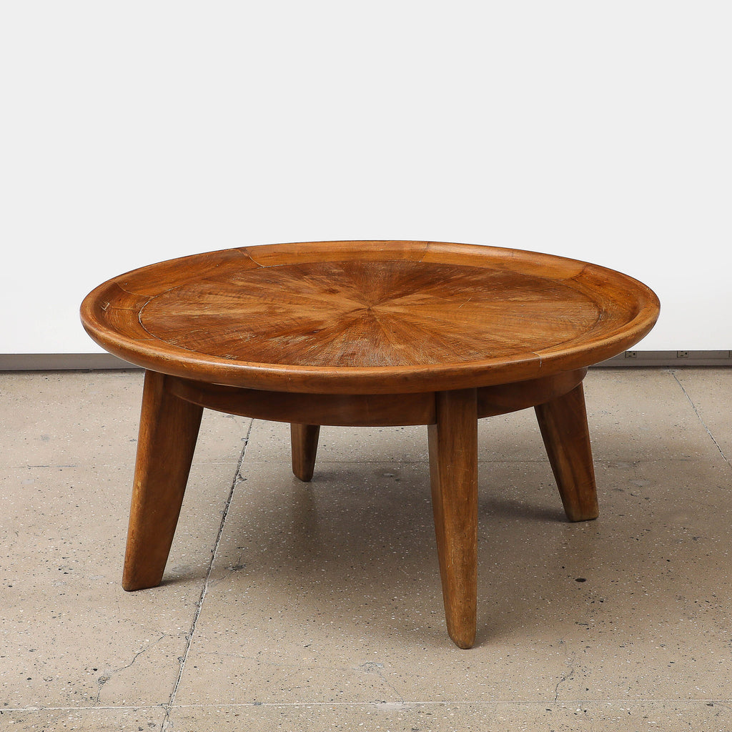 FRENCH WALNUT COFFEE TABLE Vintage FOUND | MARKED