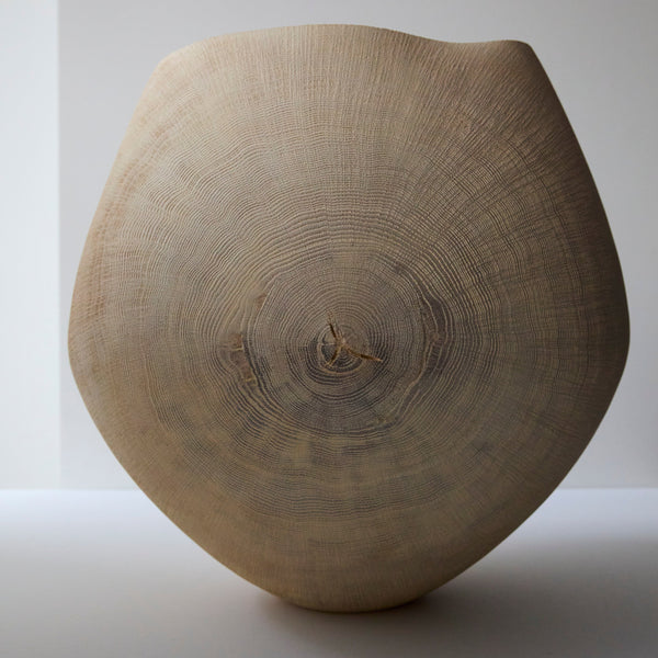 FRIEDEMANN BUEHLER | OVERSIZED LIMED ASH VESSEL Vintage FOUND | MARKED