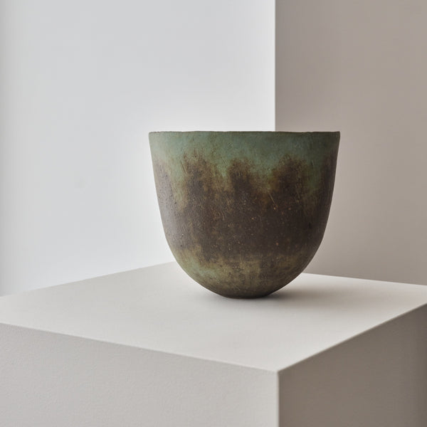 JOHN WARD | STONEWARE VESSEL Vintage FOUND | MARKED