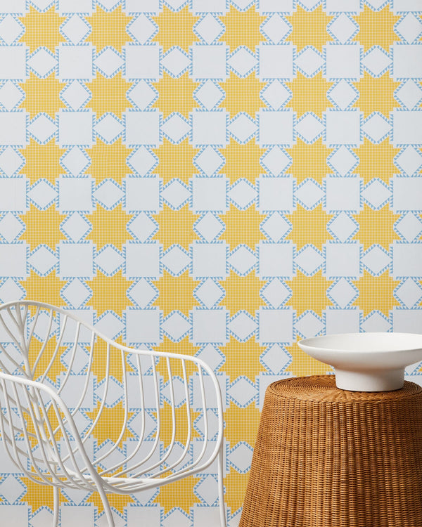 QUILTED STARS WALLPAPER MARKED x VOUTSA | MARKED