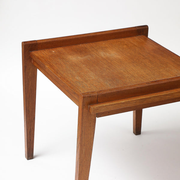 RENÉ GABRIEL | OAK SIDE TABLE Vintage FOUND | MARKED