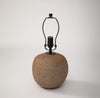 STONEWARE CERAMIC TABLE LAMP Vintage FOUND | MARKED