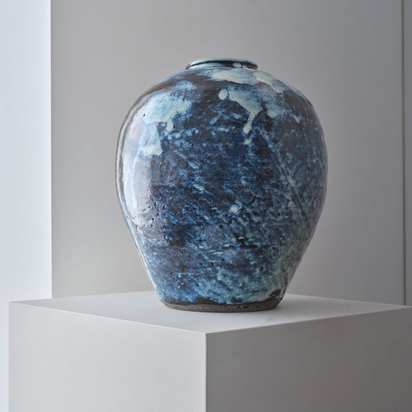 WILLIAM MARSHALL | LARGE STONEWARE VESSEL Vintage FOUND | MARKED