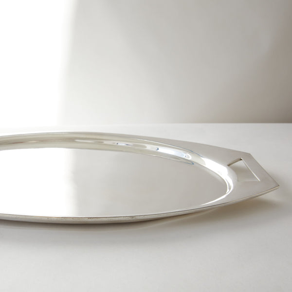 Silver-Plated Oval Tray FOUND | MARKED