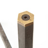 TOBIA SCARPA | ANDIRONS Vintage FOUND | MARKED